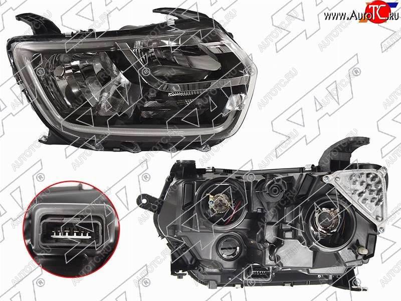 6 249 р. Фара правая SAT Renault Duster HM (2021-2024) рестайлинг с доставкой в г. Пермь Увеличить фотографию 1 6 249 р. Фара правая SAT Renault Duster HM (2021-2024) рестайлинг с доставкой в г. Пермь