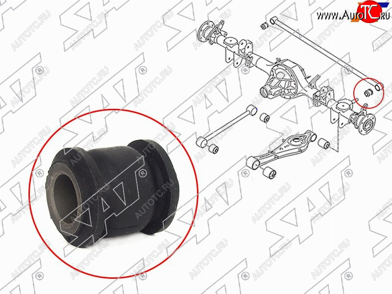 171 р. Сайлентблок Kia Sorento 02-09  Hyundai Grand Starex 07-22  H1 07-22  Starex 07-17 SAT ST-55630-4H000  с доставкой в г. Пермь