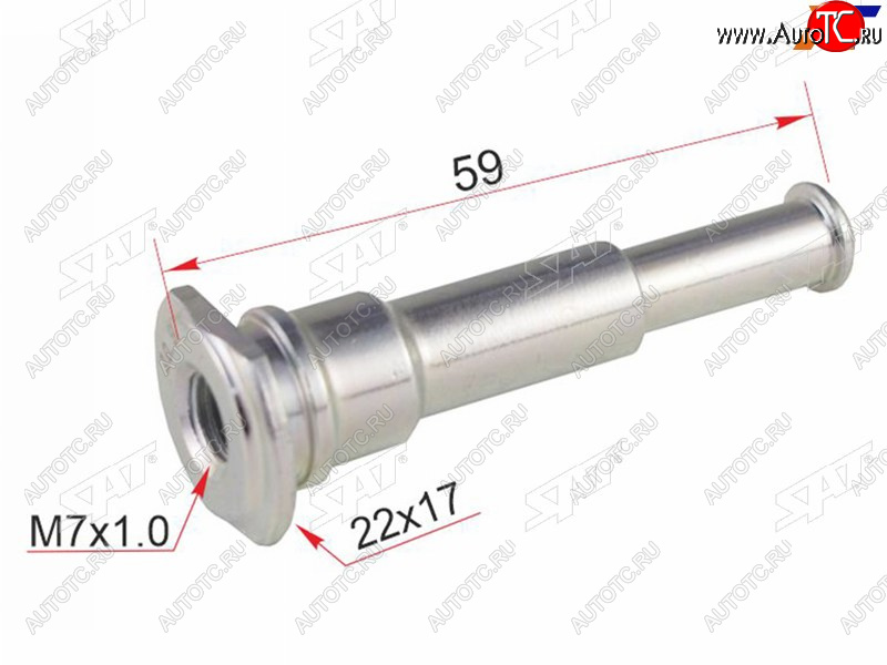 107 р. Направляющая суппорта FR HYUNDAI SANTA FE 00-06TERRACAN 01-TIBURON 96- SAT ST-58162-33000  с доставкой в г. Пермь