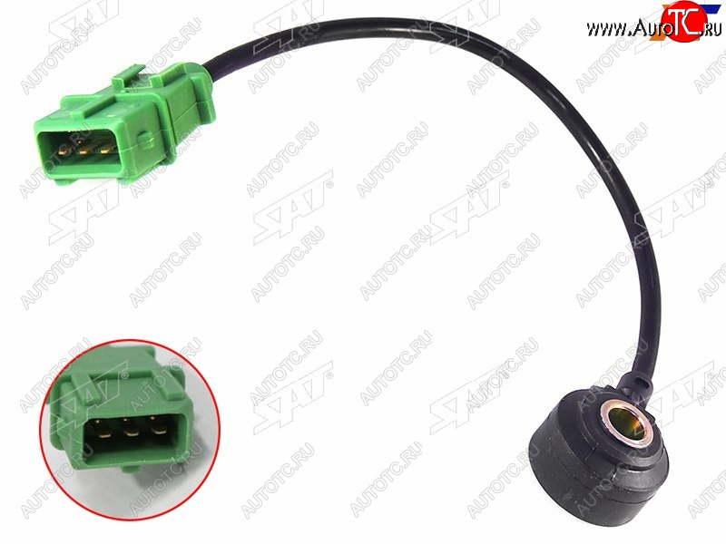 599 р. Датчик детонации CITROEN C5C6 05-C8 02-PEUGEOT306406407 04-807 02-Renault Clio IILaguna 01- SAT ST-5946.22  с доставкой в г. Пермь