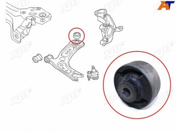 419 р. Сайлентблок Audi A3 12-19  Skoda Karoq 17-  Kodiaq 16-22  Octavia 04-20  Volkswagen Golf 12-19  SAT ST-5Q0407183E  с доставкой в г. Пермь. Увеличить фотографию 1