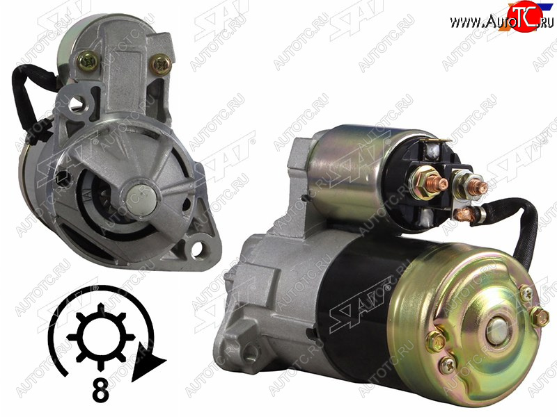 4 099 р. Стартер Hyundai Sonata 91-93  Kia Sorento 02-06  Mitsubishi Pajero 81-03  Pajero Sport 96-21  Hy SAT ST-64-0074  с доставкой в г. Пермь