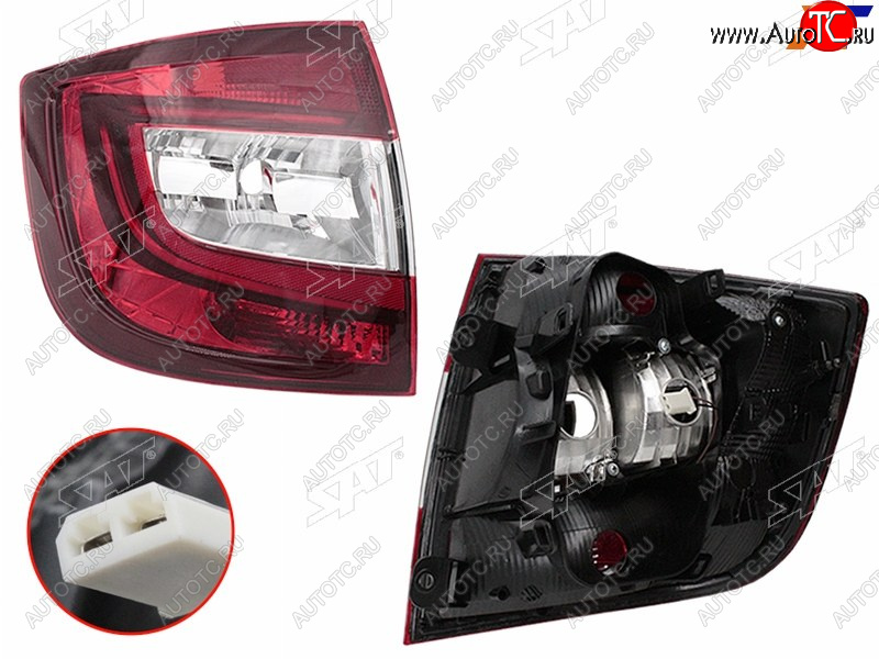 9 849 р. Фонарь задний левый (LED) SAT Skoda Rapid NH3 (2017-2020) рестайлинг лифтбэк с доставкой в г. Пермь Увеличить фотографию 1 9 849 р. Фонарь задний левый (LED) SAT Skoda Rapid NH3 (2017-2020) рестайлинг лифтбэк с доставкой в г. Пермь