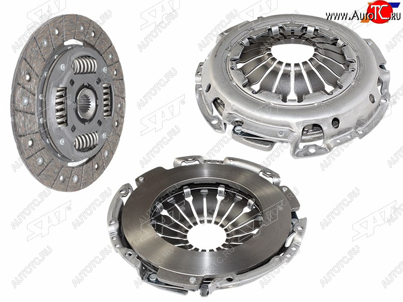 7 849 р. Комплект сцепления RENAULT DUSTER 1.6 10-MEGANE 1.6 08-CLIO 1.6 08- SAT ST-7701477462  с доставкой в г. Пермь