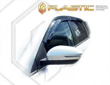Дефлектора окон (ОАЭ) CA-Plastic Chevrolet Captiva  CN202S (2018-2025) дорестайлинг (classic полупрозрачный)