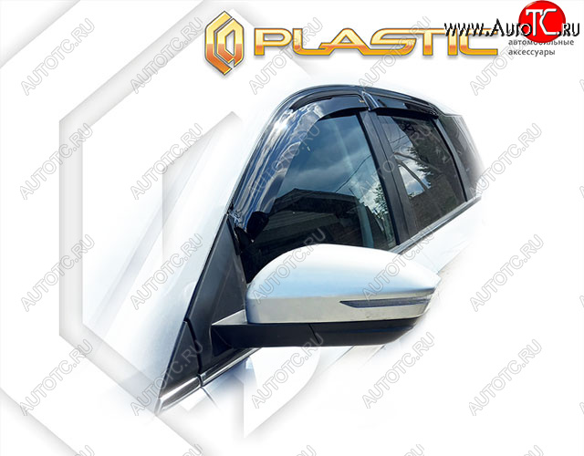 1 999 р. Дефлектора окон (ОАЭ) CA-Plastic  Chevrolet Captiva  CN202S (2018-2025) дорестайлинг (classic полупрозрачный)  с доставкой в г. Пермь