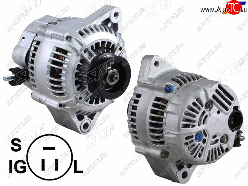 6 349 р. Генератор TOYOTA SOARERSUPRA 3.0 87-93MARK II 2.0 87-97 1GFE7MGTE 12V 80A                         SAT ST-85-0100  с доставкой в г. Пермь