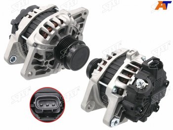 12 199 р. Генератор HYUNDAI I30 12-17IX20 15-19KIA RIO 12-15CEED 1.41.6 12-18 G4F# 12V 90A                 SAT ST-85-0056  с доставкой в г. Пермь. Увеличить фотографию 2