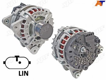 16 599 р. Генератор RENAULT KAPTUR 1.6 14V 150A 16- H4MMEGANE 1.2 16- H5F408NISSAN QASHQAI 1.2 13- HR12DDTX SAT ST-85-0013  с доставкой в г. Пермь. Увеличить фотографию 2