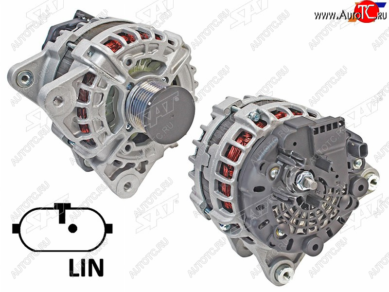 16 599 р. Генератор RENAULT KAPTUR 1.6 14V 150A 16- H4MMEGANE 1.2 16- H5F408NISSAN QASHQAI 1.2 13- HR12DDTX SAT ST-85-0013  с доставкой в г. Пермь