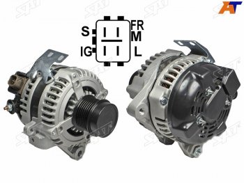 14 599 р. Генератор TOYOTA CAMRYMARK X ZIO 2.4 07-RAV4 2.4 05-08 2AZ 12V 100A(восстановленный) SAT ST-85-0052  с доставкой в г. Пермь. Увеличить фотографию 2