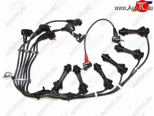 2 299 р. Провода высоковольтные TOYOTA JZX9#JZS# 1JZGE2JZGE (кругл. резин.) SAT ST-90919-21570  с доставкой в г. Пермь