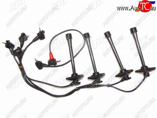 2 149 р. Провода высоковольтные TOYOTA RAV4 94-96 3S-FE (квадрат. резин.) SAT ST-90919-21585  с доставкой в г. Пермь