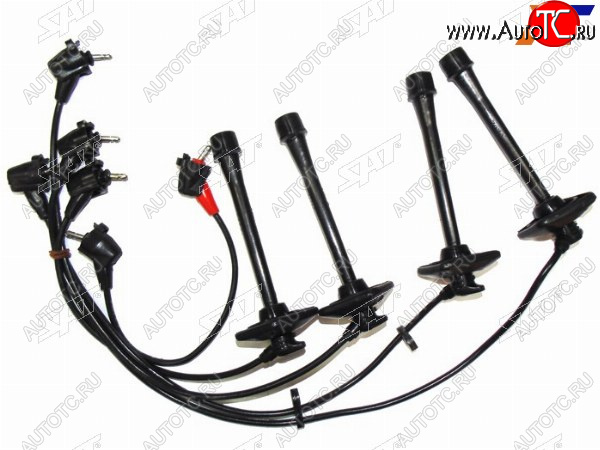 1 779 р. Провода высоковольтные TOYOTA CORONACARINA ST190 94-96  4S-FE (квадрат. резин.) SAT ST-90919-21583  с доставкой в г. Пермь