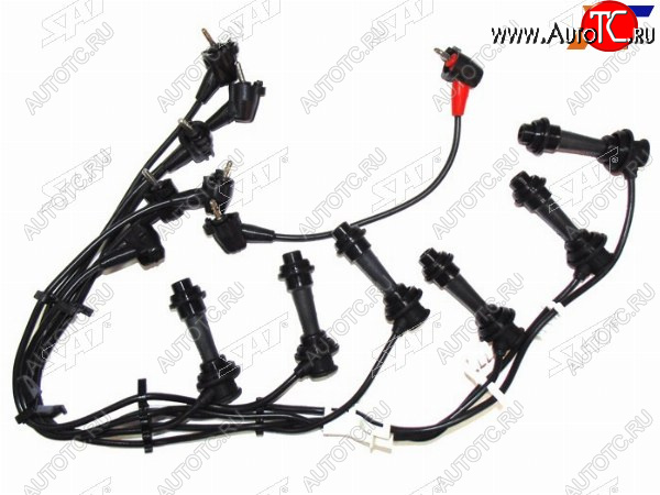 2 199 р. Провода высоковольтные TOYOTA MARK2CHASER 92-96 1-2JZGE (кругл. резин.) SAT ST-90919-21561  с доставкой в г. Пермь