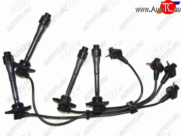 1 699 р. Провода высоковольтные TOYOTA CALDINA #T19# 92-02RAUM EXZ1015  97-03 45E-FE (квадрат. резин.) SAT ST-90919-22395  с доставкой в г. Пермь