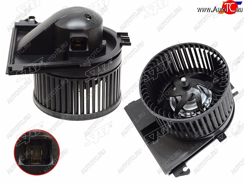 3 499 р. Мотор отопителя салона Audi A4 94-01  Volkswagen Passat 96-05 SAT ST-94-0024  с доставкой в г. Пермь