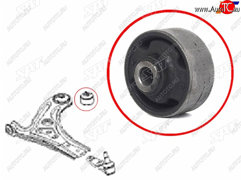 349 р. Сайлентблок Chevrolet Aveo 02-11  Kalos 03-08  Daewoo Kalos 02-08  Ravon Nexia R3 16-20 SAT ST-96535088  с доставкой в г. Пермь