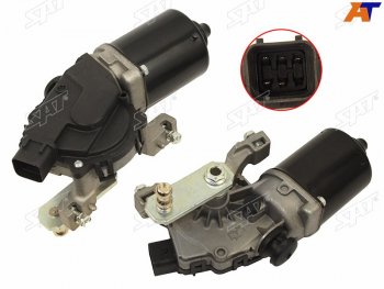 3 079 р. Мотор трапеции стеклоочистителя KIA RIO 05-11HYUNDAI ACCENT 06-10SONATA NF V 04-09 SAT ST-98110-1G000  с доставкой в г. Пермь. Увеличить фотографию 1