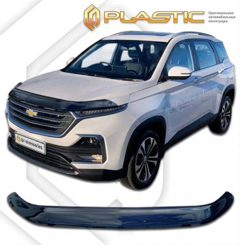 Дефлектор капота (ОАЭ) CA-Plastic Exclusive Chevrolet Captiva  CN202S (2018-2025) дорестайлинг