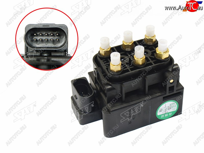 10 199 р. Блок клапанов пневмоподвески MERCEDES-BENZ S-CLASS W221 05-13M-CLASS W164 05-W166 11-E-CLASS W211 SAT ST-A2123200358  с доставкой в г. Пермь