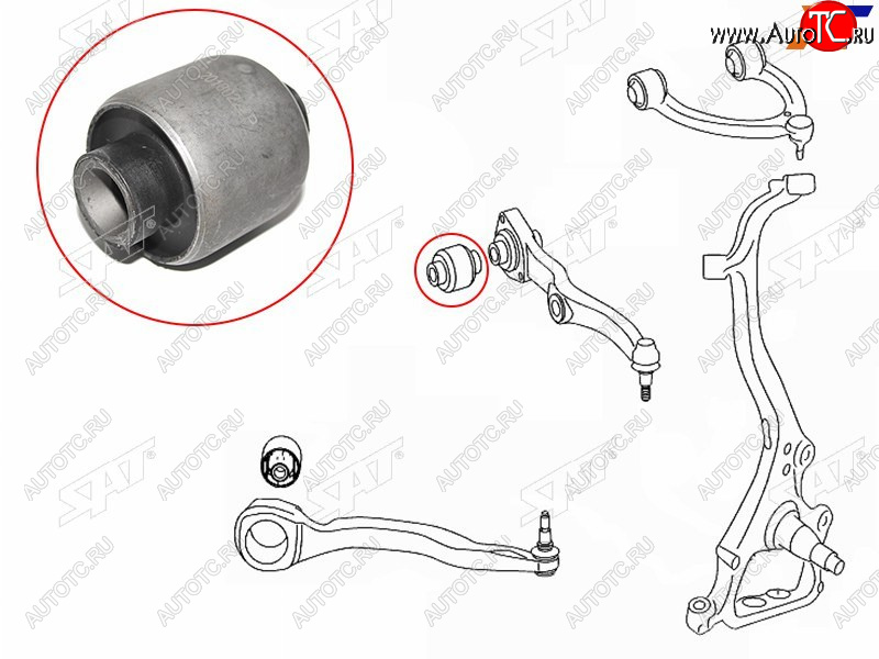 549 р. Сайлентблок Mercedes-Benz S-Class 05-13  CL-Class 06-14 SAT ST-A2213330714  с доставкой в г. Пермь