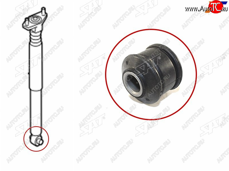 369 р. Сайлентблок Ford Focus 04-11  Mazda 3 08-13  Ford C-MAX 03-07  Mazda 3 MPS 09-13  Axela 09-13 SAT ST-BBM2-28-910D  с доставкой в г. Пермь