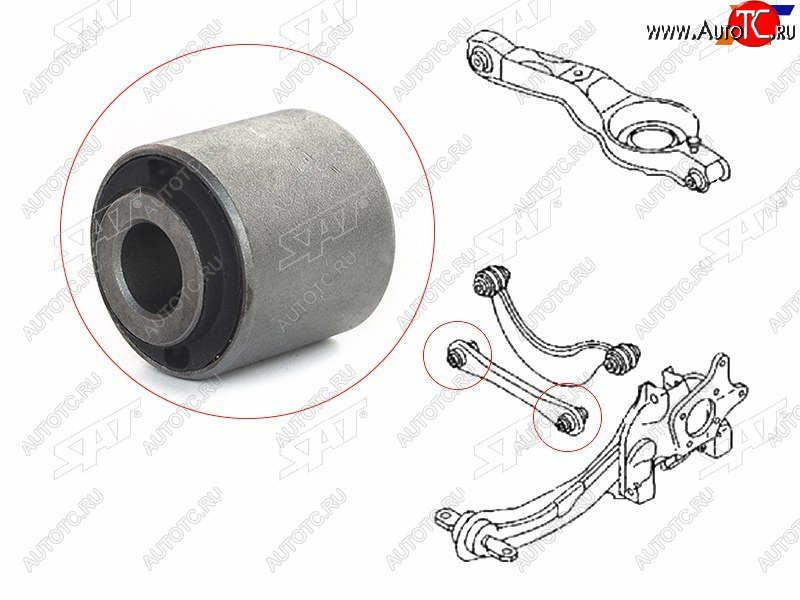 225 р. Сайлентблок заднего нижнего поперечного рычага MAZDA 3  MAZDA 5PREMACY 05-  FORD C-MAX 03-10  FO SAT ST-BP4K-28-500D  с доставкой в г. Пермь