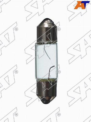 23 р. Лампа дополнительного освещения 9x28 мм 12V C5W SAT ST-C5W-12V  с доставкой в г. Пермь. Увеличить фотографию 1