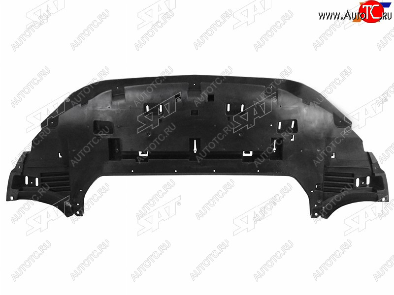 2 699 р. Защита переднего бампера (пыльник) SAT  CITROEN C4 (2007-2011)  рестайлинг, седан,  рестайлинг, хэтчбэк 3 дв.,  рестайлинг, хэтчбэк 5 дв.  с доставкой в г. Пермь