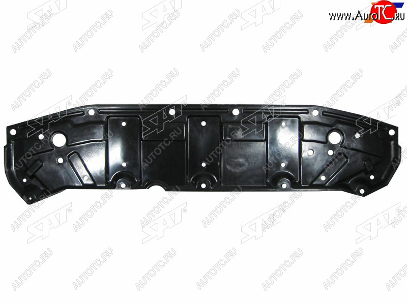 999 р. Защита переднего бампера (пыльник) SAT Nissan Almera G15 седан (2012-2019)  с доставкой в г. Пермь