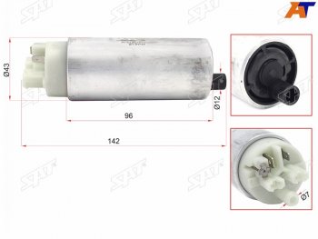 1 899 р. Топливный насос BMW E30 87-91E34 89-97E36 90-98E46 99-00 SAT ST-FP26  с доставкой в г. Пермь. Увеличить фотографию 1