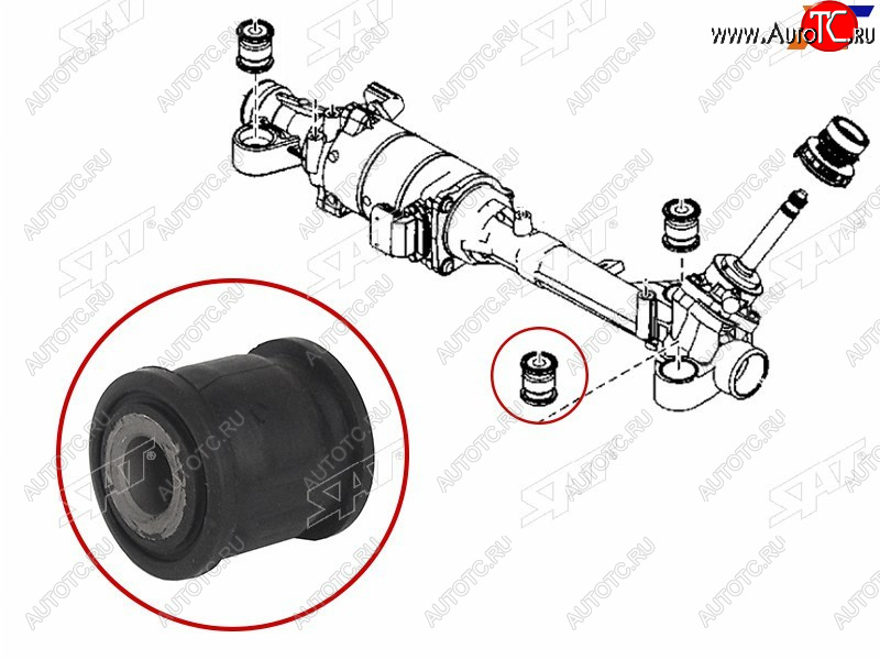 205 р. Втулка рулевой рейки Mazda 6 07-12  Atenza 07-12 SAT ST-G33S-32-123B  с доставкой в г. Пермь