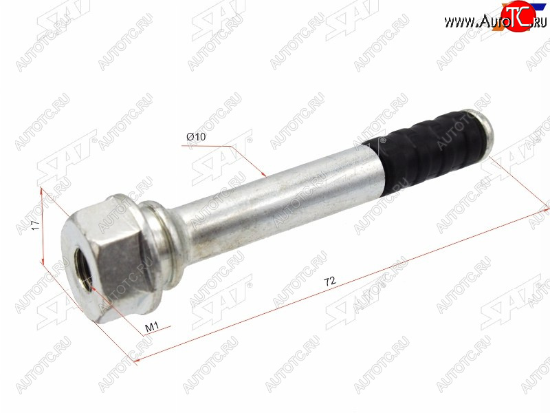 79 р. Направляющая суппорта FR MAZDA 6 GH 2008-2013 SAT ST-GS1D-33-998  с доставкой в г. Пермь