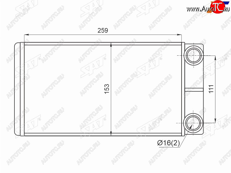 2 679 р. Радиатор отопителя салона GAZELLE NEXT 12- SAT ST-GZ01-395-0  с доставкой в г. Пермь