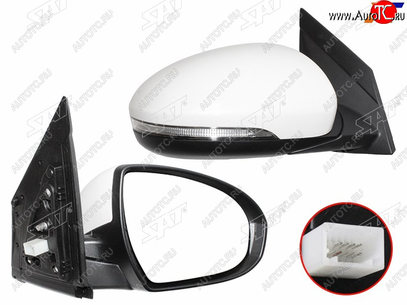 8 849 р. Зеркало Hyundai Tucson 15-21 (Справа Обогрев Регулировка Повторитель поворота Складывание Подсв SAT ST-HN52-940-A1  с доставкой в г. Пермь