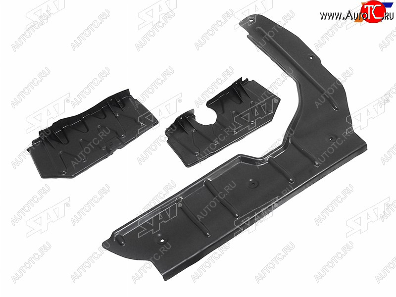1 239 р. Защита двигателя KIA RIO 05-11HYUNDAI ACCENT 06-10 из 3х частей SAT ST-HNA5-025-0  с доставкой в г. Пермь