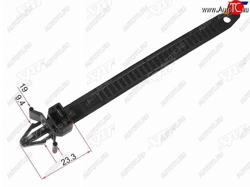 16 р. Клипса хомут MAZDA (1 шт.)                                                                           SAT ST-KJ-2424  с доставкой в г. Пермь