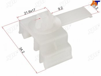 13 р. Клипса эл. проводки TOYOTALEXUS (1 шт.) SAT ST-M10398  с доставкой в г. Пермь. Увеличить фотографию 1