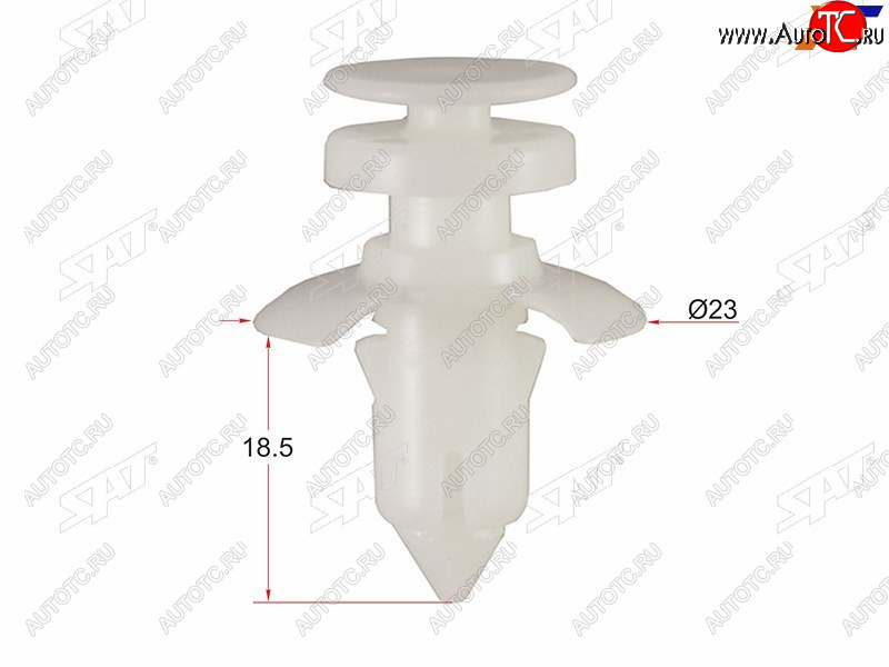 13 р. Клипса обшивки FORDLINCOLN (1 шт.) SAT ST-M11021  с доставкой в г. Пермь