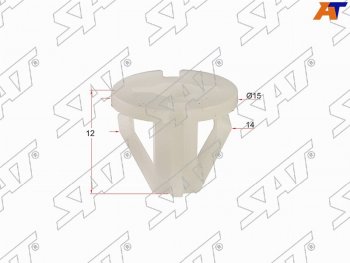 113 р. Клипса молдинга HYUIDAIKIASSANGYONG (1 шт.) SAT ST-M11320  с доставкой в г. Пермь. Увеличить фотографию 1
