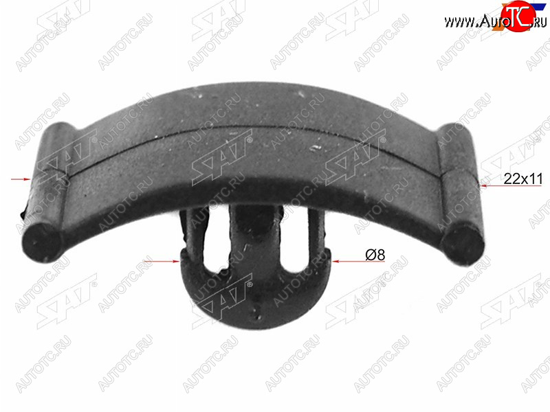 68 р. Клипса капота VAGGMSEAT (1 шт.) SAT ST-M11349  с доставкой в г. Пермь
