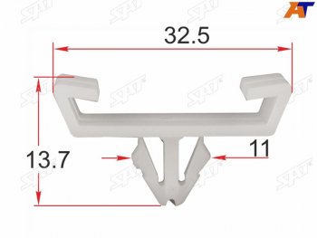 299 р. Клипса молдинга кузова VAG (1 шт.) SAT ST-M12258  с доставкой в г. Пермь. Увеличить фотографию 1