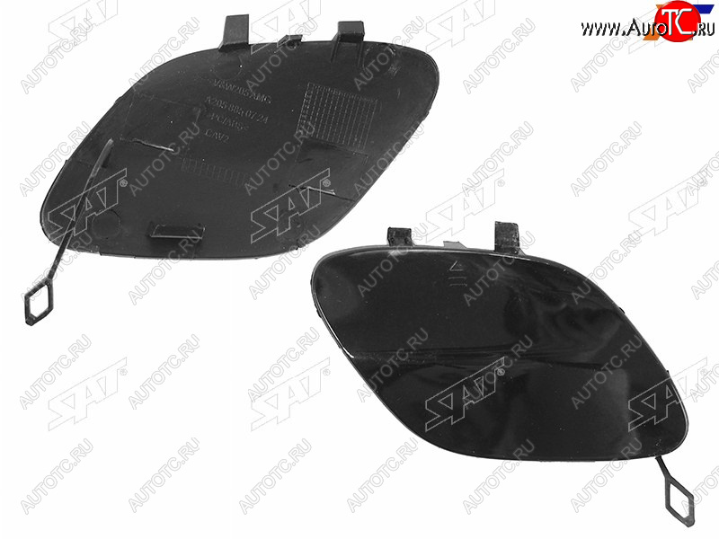 979 р. Заглушка в бампер под крюк RH SAT  Mercedes-Benz C-Class  S205 (2014-2018) дорестайлинг универсал  с доставкой в г. Пермь