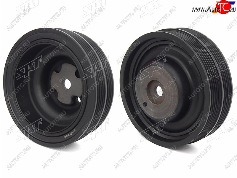 4 499 р. Шкив коленвала MITSUBISHI LANCERMIRAGE 95-03DINGO 98-02CARISMA 95-03LANCER CEDIA 00-03 двиг. 4G1 SAT ST-MD331249  с доставкой в г. Пермь