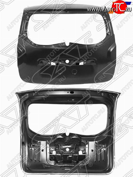 19 649 р. Дверь багажника SAT  Renault Duster  HS (2010-2021) дорестайлинг, рестайлинг  с доставкой в г. Пермь