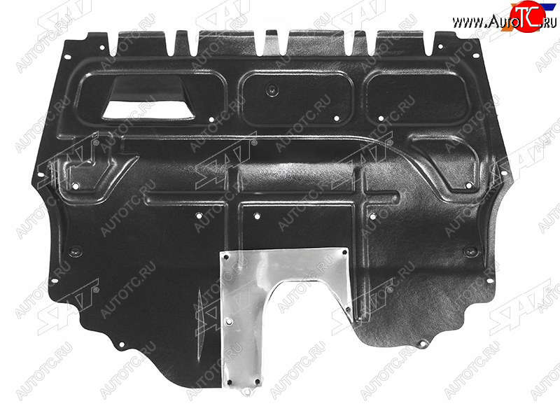 1 799 р. Защита двигателя SKODA RAPID 12-  VW POLO 10-  AUDI A1 11-14 SAT ST-SDR1-025-0  с доставкой в г. Пермь