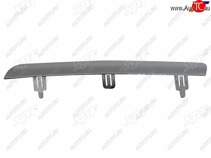 1 199 р. Центральный молдинг решетки радиатора SAT  Toyota RAV4  XA30 (2008-2010) 5 дв. 1-ый рестайлинг (хром)  с доставкой в г. Пермь