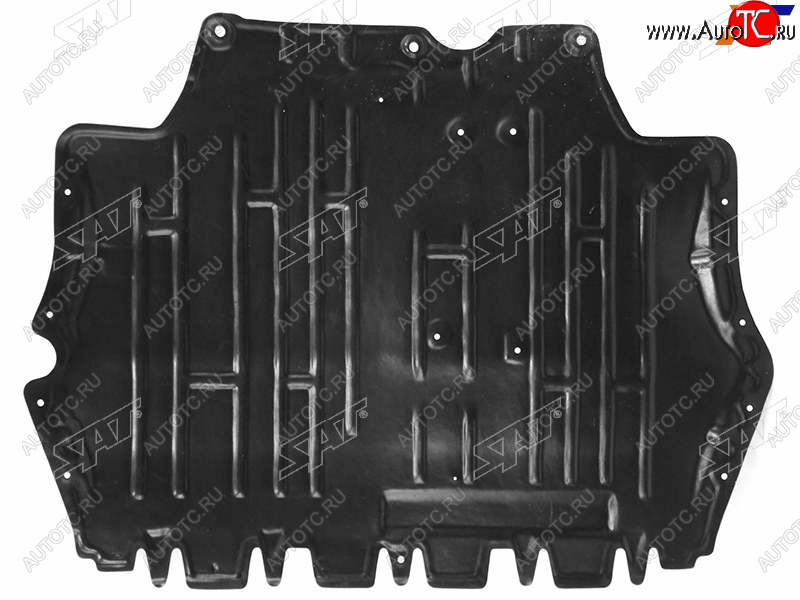 3 499 р. Защита двигателя Volkswagen Jetta 10-19  Passat 10-15  Skoda Superb 08-15  Yeti 09-18 SAT ST-VW27-025-0  с доставкой в г. Пермь