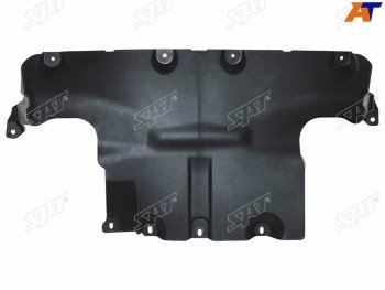 Защита картера двигателя SAT Volkswagen Touareg  NF (2010-2018) дорестайлинг, рестайлинг